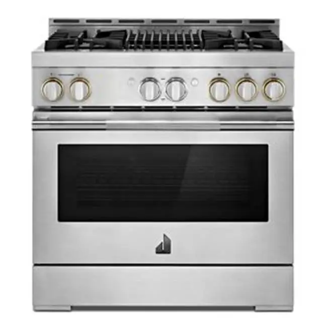 36" Pro-Range Gas, Rise Style, Grill, 2-20K, 15K, 5K, Dual Fan Multi- Mode True Convection