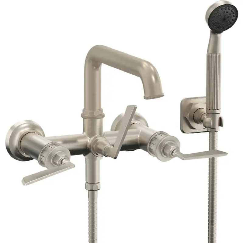 Wall Mount Tub Filler - Lever Handles