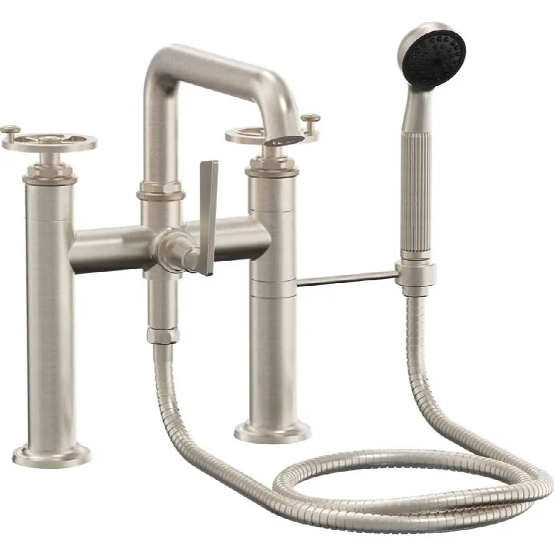 Deck Mount Tub Filler - Wheel Handles