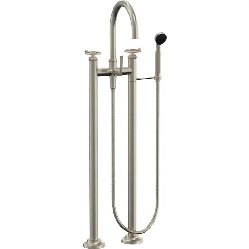 Floor Mount Tub Filler - Wheel Handles