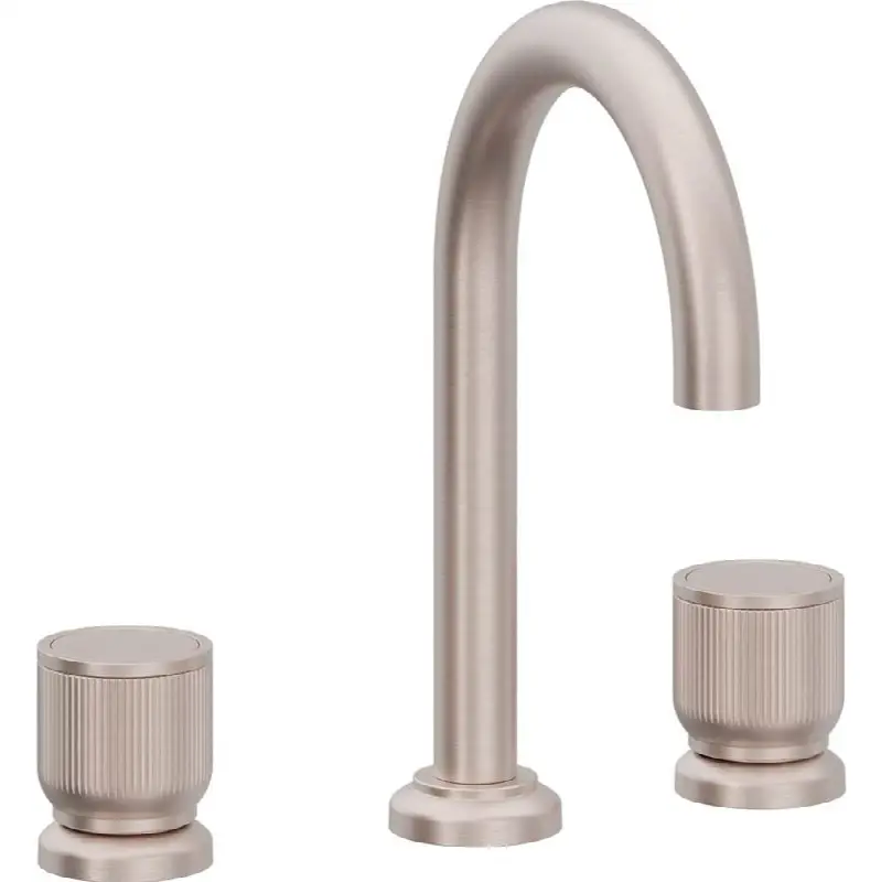 8" Widespread Lavatory Faucet with Completely Finished ZeroDrain - High Spout