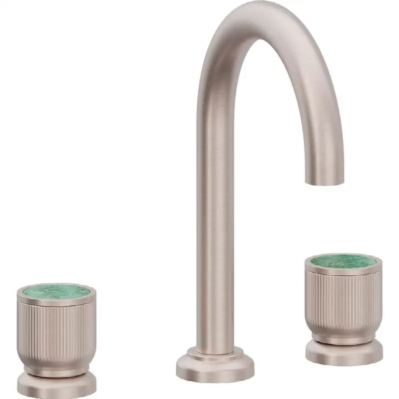 8" Widespread Lavatory Faucet with Completely Finished ZeroDrain - High Spout