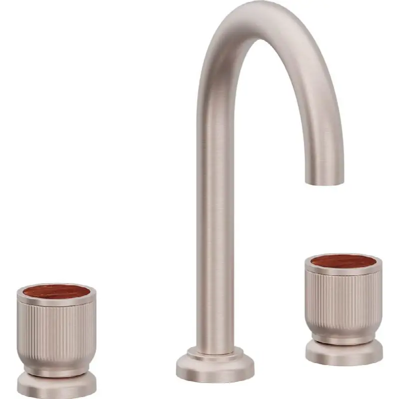 8" Widespread Lavatory Faucet with Completely Finished ZeroDrain - High Spout