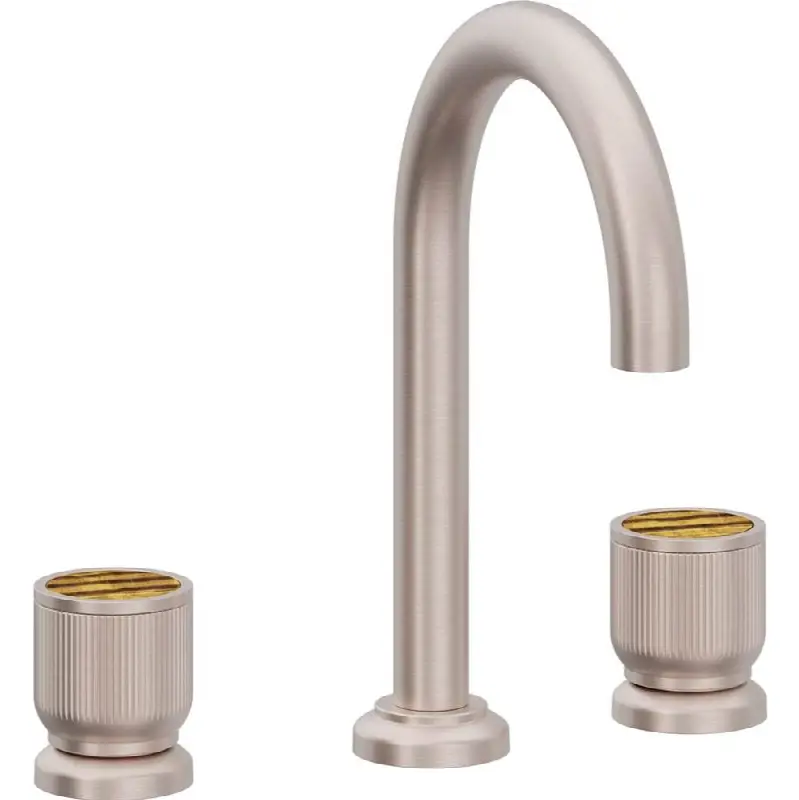 8" Widespread Lavatory Faucet with Completely Finished ZeroDrain - High Spout