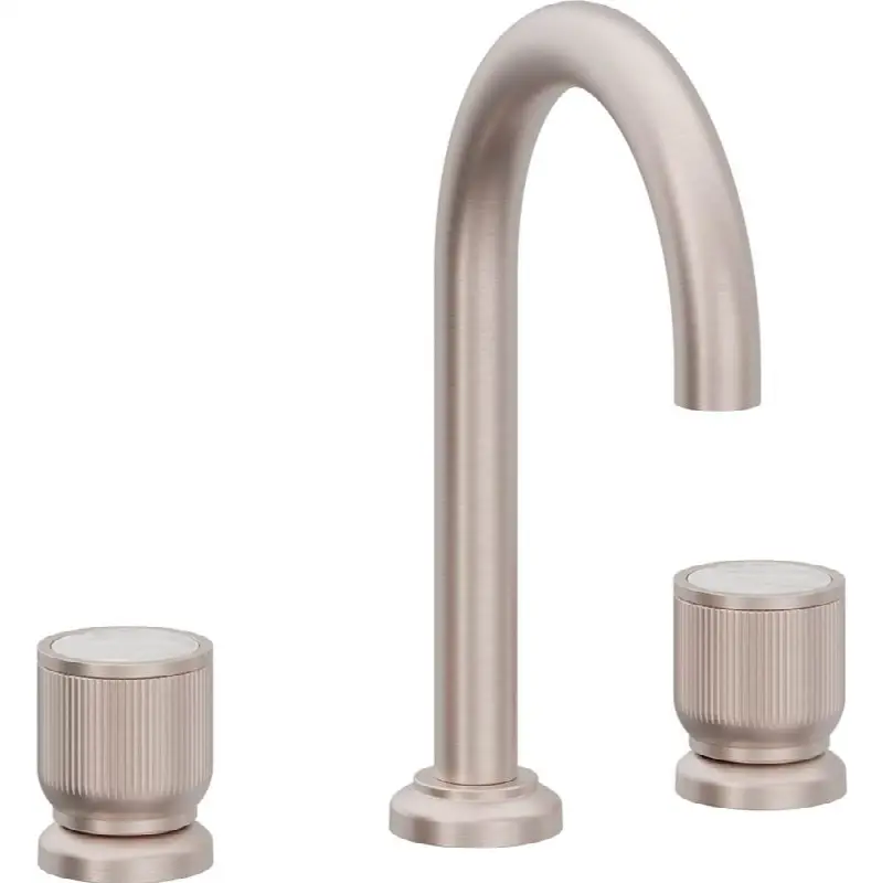 8" Widespread Lavatory Faucet with Completely Finished ZeroDrain - High Spout