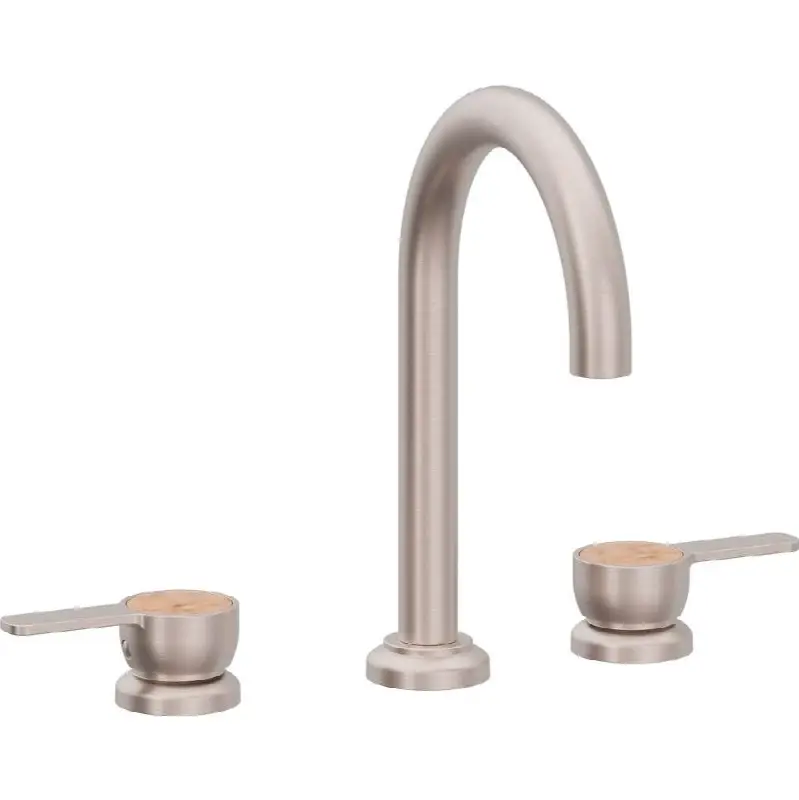 8" Widespread Lavatory Faucet with Completely Finished ZeroDrain - High Spout