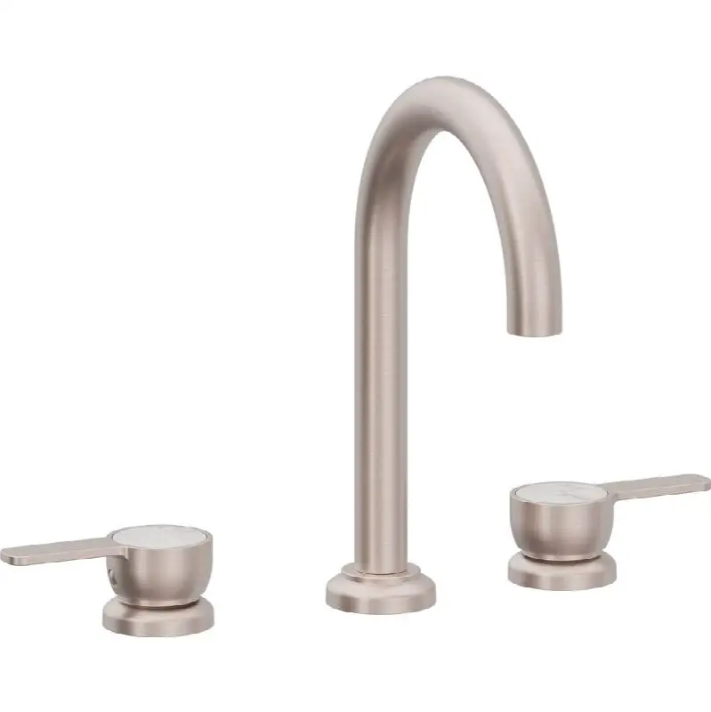 8" Widespread Lavatory Faucet with Completely Finished ZeroDrain - High Spout