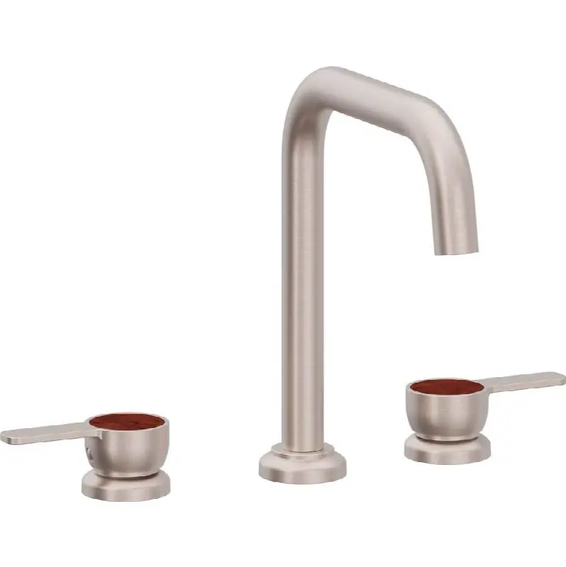 8" Widespread Lavatory Faucet with Completely Finished ZeroDrain - Quad Spout
