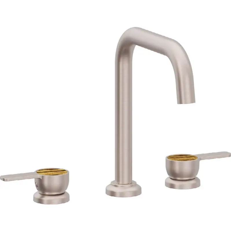 8" Widespread Lavatory Faucet with Completely Finished ZeroDrain - Quad Spout