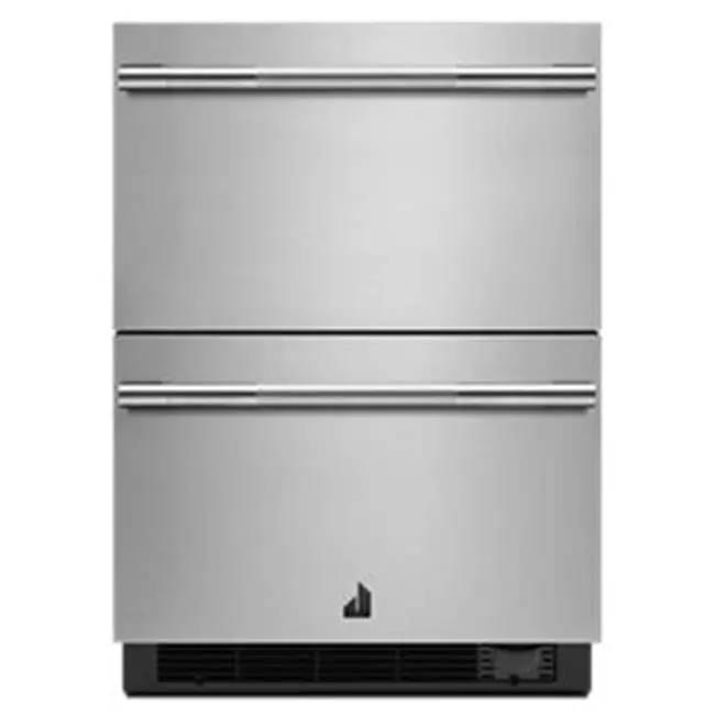 24" Refrigerator Double Drawer, Rise Style, Combination Ref/Frz Drawers