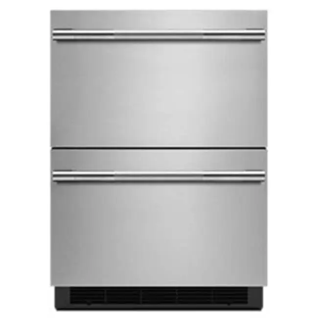 24" Refrigerator Double Drawer, Rise Style, Ref/Ref Drawers