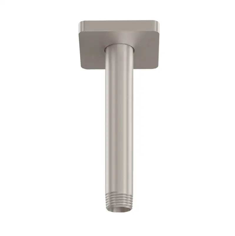 6" Ceiling Shower Arm - Rounded Square Base