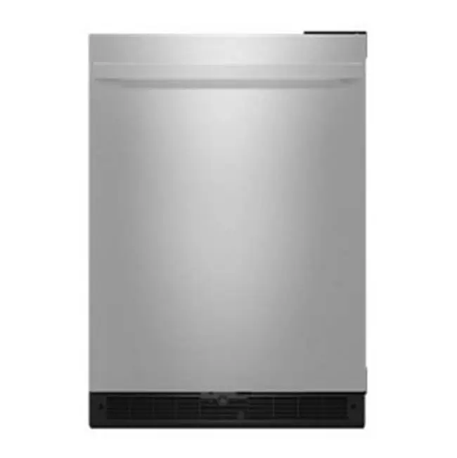 24" U/C Refrigerator, Noir Style, Right Hinge, Flush Design, Solid Door