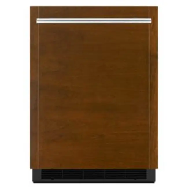 24" U/C Refrigerator, Overlay Style, Right Hinge, Flush Design, Solid Door