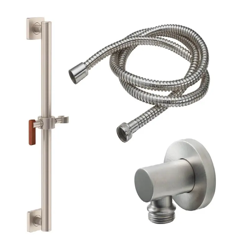 24" Grab Bar Handshower Kit - Lever Handle with Quad Base