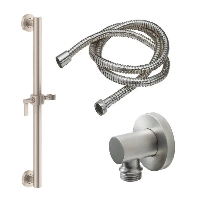 24" Grab Bar Handshower Kit - Lever Handle with Round Base