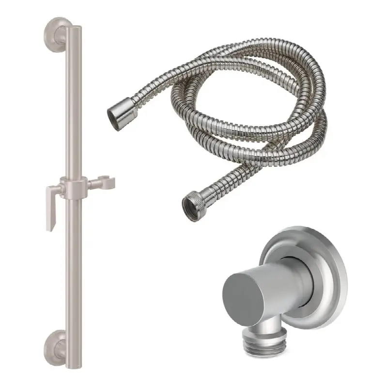 24" Grab Bar Handshower Kit - Lever Handle with Concave Base