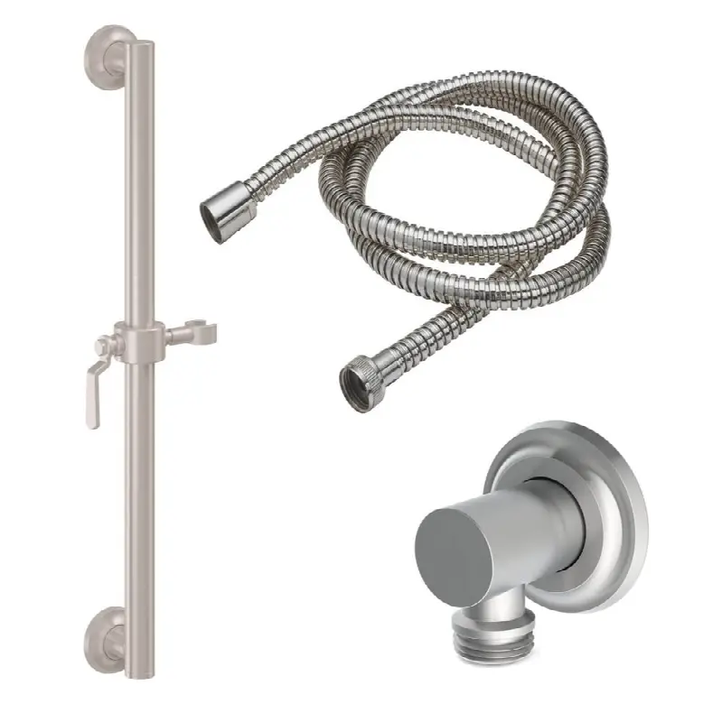24" Grab Bar Handshower Kit - Lever Handle with Concave Base