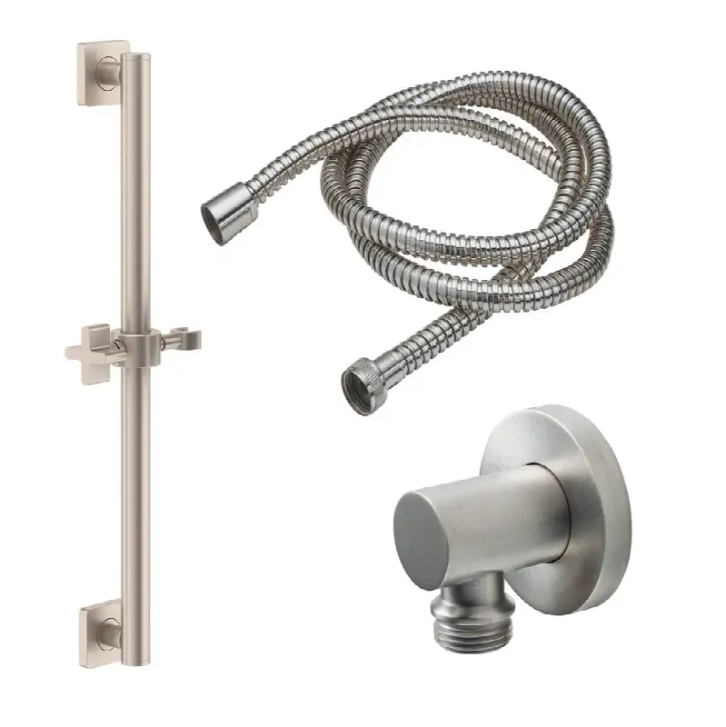 30" Grab Bar Handshower Kit - Cross Handle with Quad Base