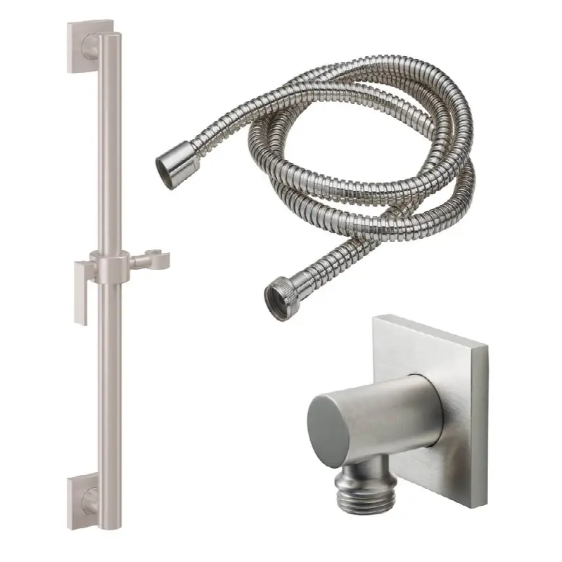 24" Grab Bar Handshower Kit - Lever Handle with Square Base