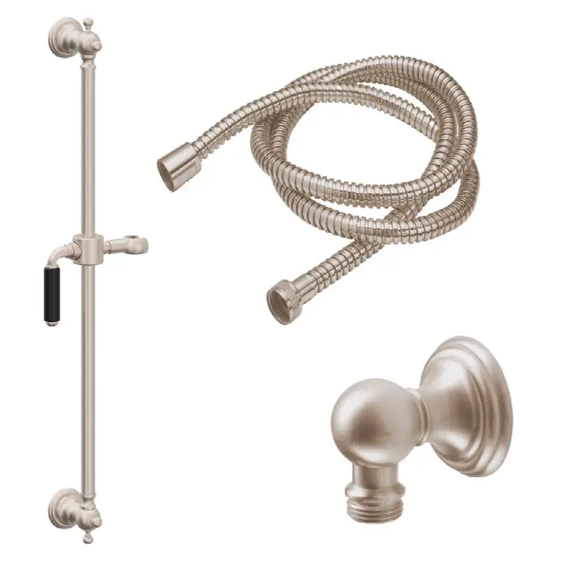 30" Grab Bar Handshower Kit - Matte Black Lever Handle with Line Base