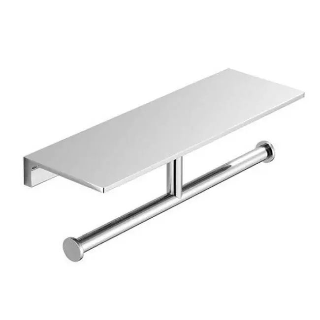 Double Paper Holder with Shelf