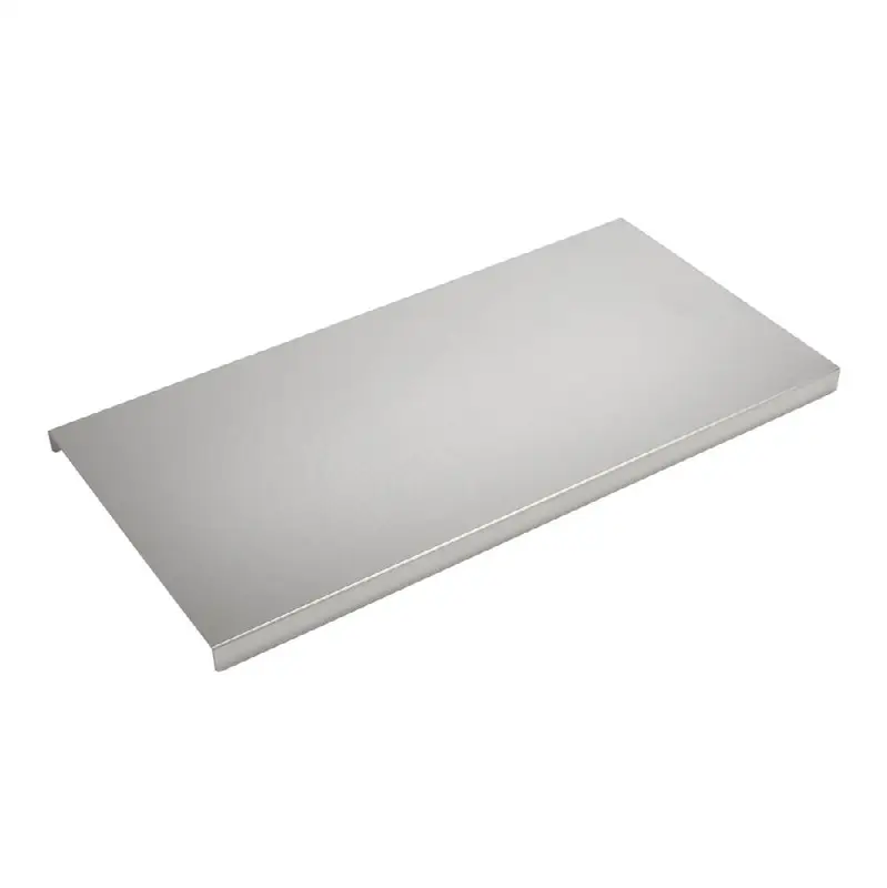 Range/Cooktop Griddle Grill Cover: JA, Gas-Duel Fuel, 1-In H X 11 1/8-In L X 22-In D, One Side Has No Lip, 648, Color: Stainless Steel