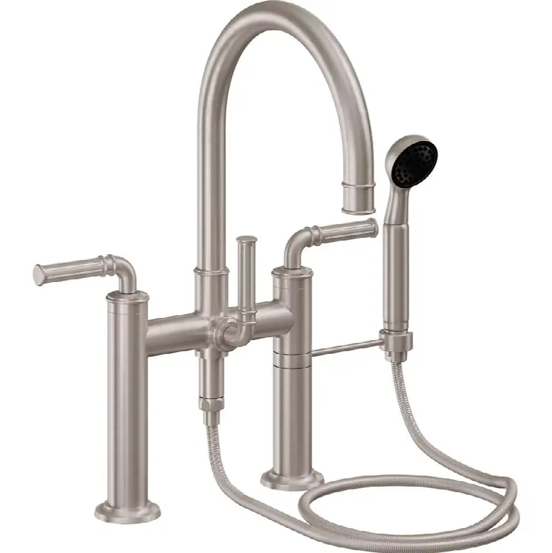 Deck Mount Tub Filler with Handshower