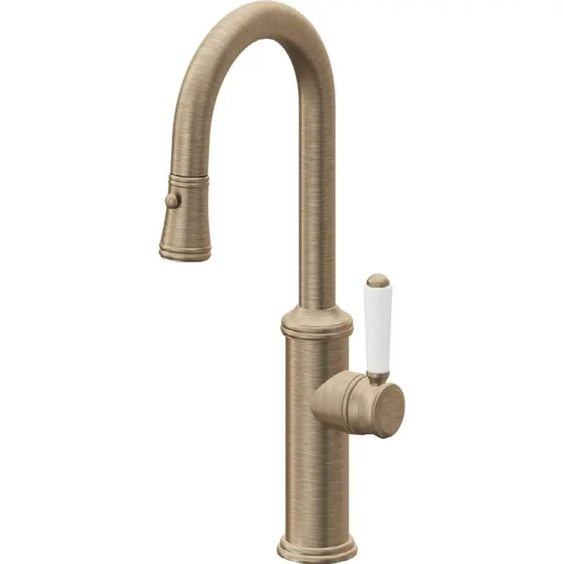 Pull-Down Prep/Bar Faucet with Button Sprayer