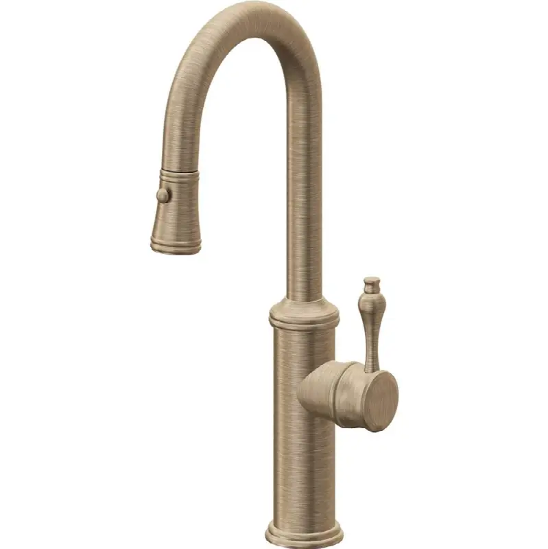 Pull-Down Prep/Bar Faucet with Button Sprayer