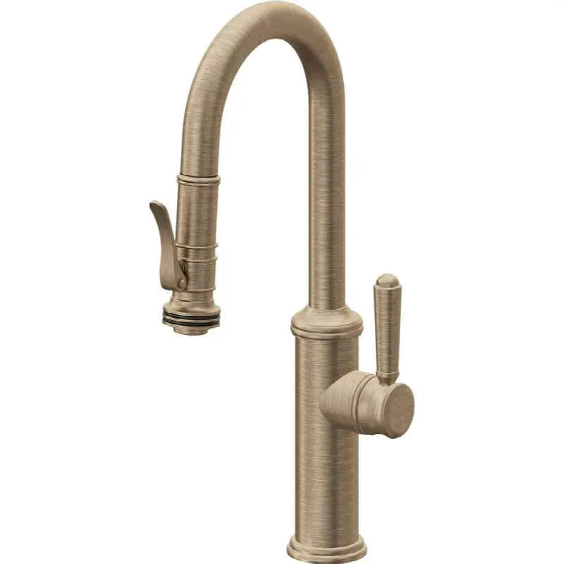 Pull-Down Prep/Bar Faucet with Squeeze Sprayer