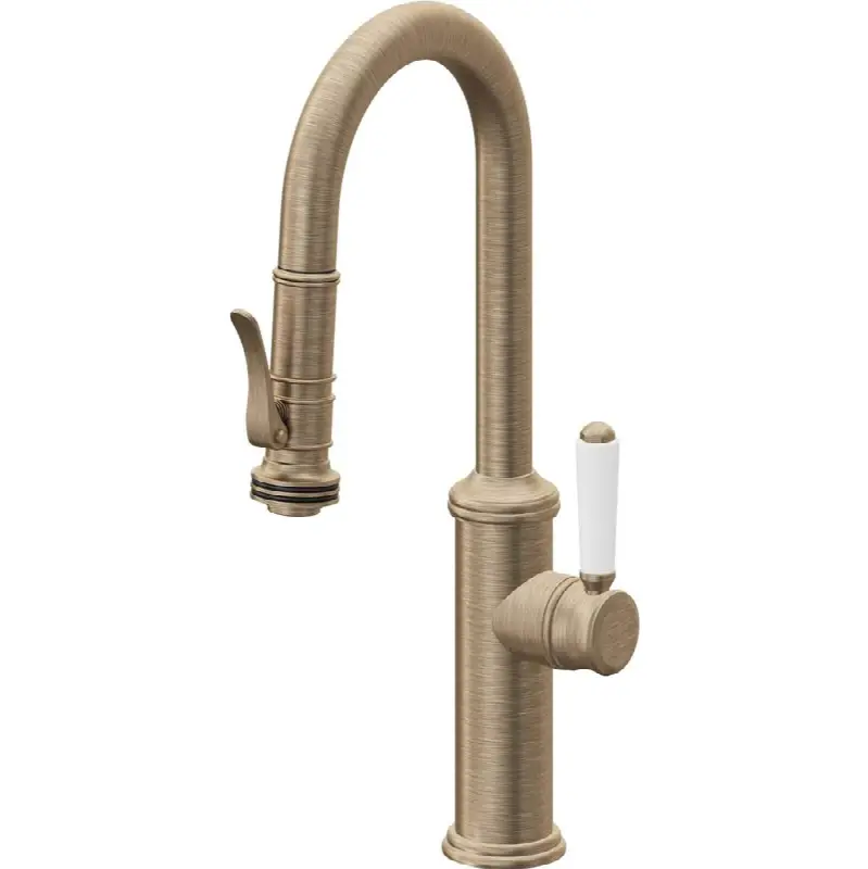 Pull-Down Prep/Bar Faucet with Squeeze Sprayer