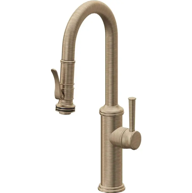 Pull-Down Prep/Bar Faucet with Squeeze Sprayer