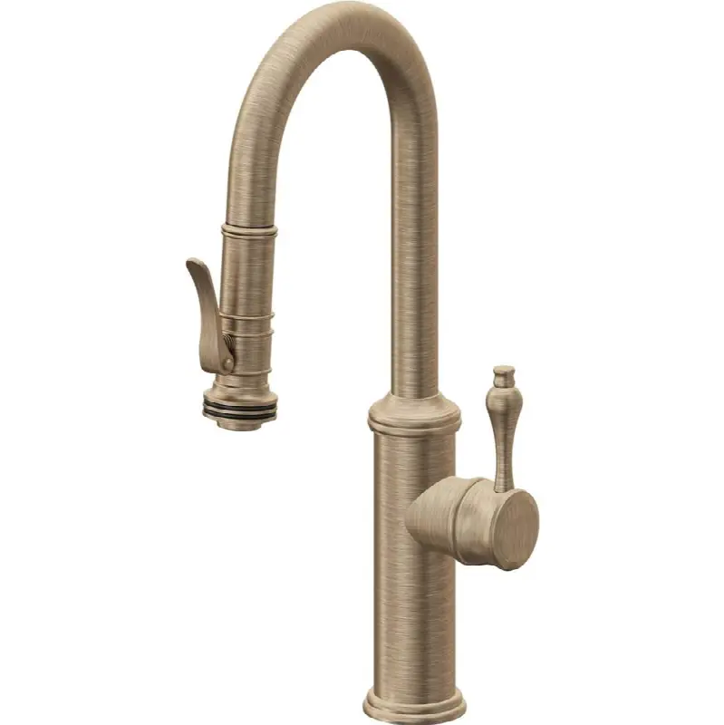 Pull-Down Prep/Bar Faucet with Squeeze Sprayer