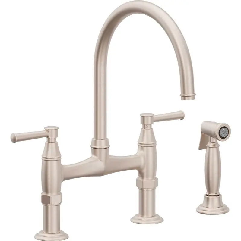 Bridge Kitchen Faucet with Sidespray