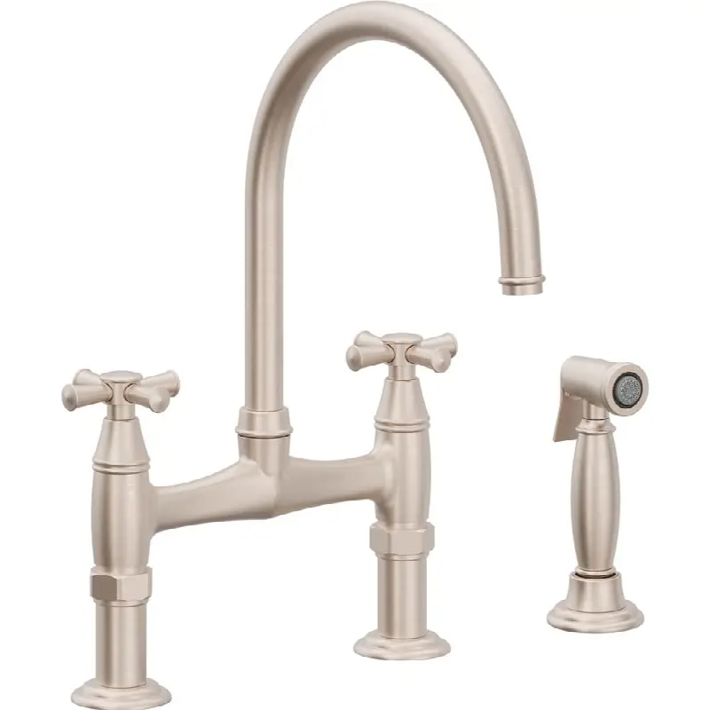 Bridge Kitchen Faucet with Sidespray