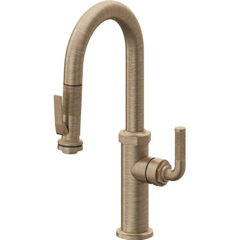 Pull-Down Prep/Bar Faucet with Squeeze Sprayer