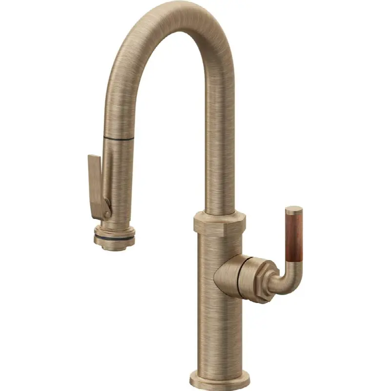 Pull-Down Prep/Bar Faucet with Squeeze Sprayer