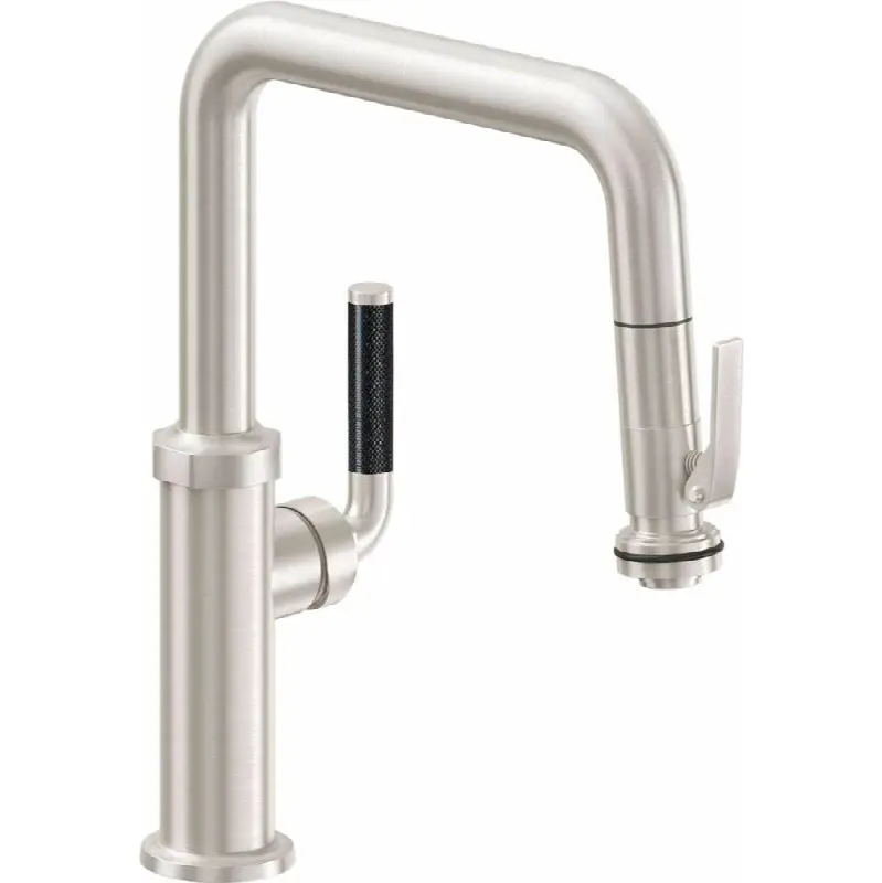 Pull-Down Kitchen Faucet with Squeeze Sprayer - Quad Spout