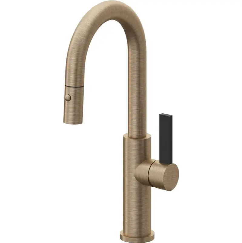 Pull-Down Prep/Bar Faucet with Button Sprayer