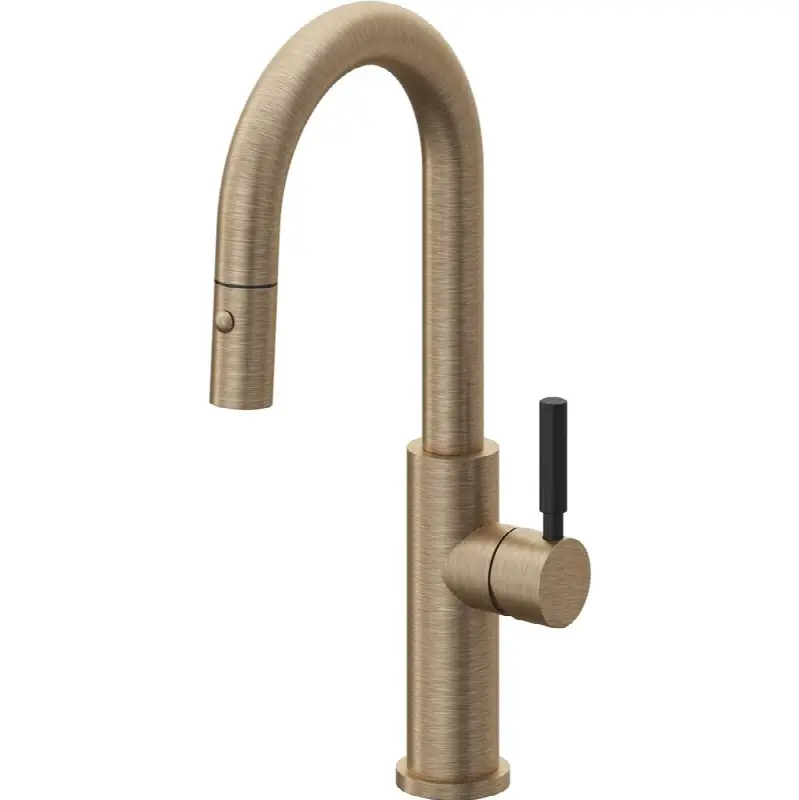 Pull-Down Prep/Bar Faucet with Button Sprayer