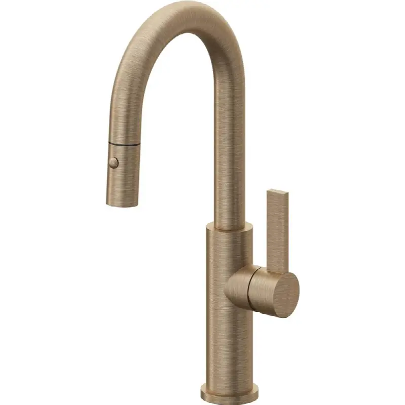 Pull-Down Prep/Bar Faucet with Button Sprayer