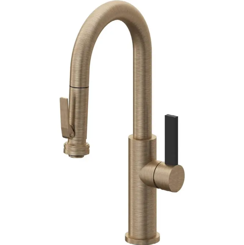 Pull-Down Prep/Bar Faucet with Squeeze Sprayer