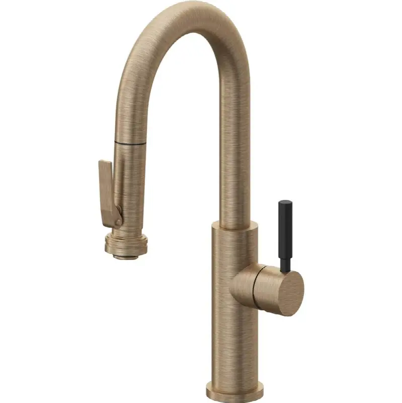 Pull-Down Prep/Bar Faucet with Squeeze Sprayer