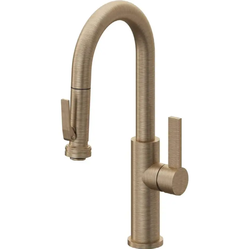 Pull-Down Prep/Bar Faucet with Squeeze Sprayer