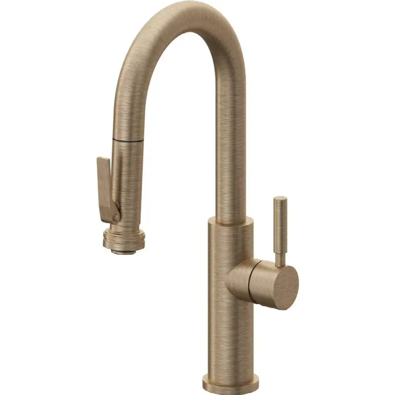 Pull-Down Prep/Bar Faucet with Squeeze Sprayer