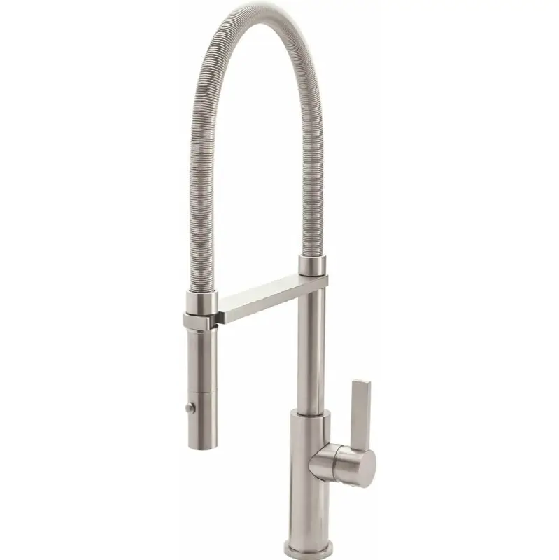 Culinary Pull-Out Kitchen Faucet with Button Sprayer