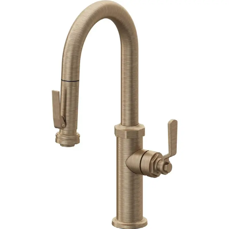 Pull-Down Prep/Bar Faucet with Squeeze Sprayer