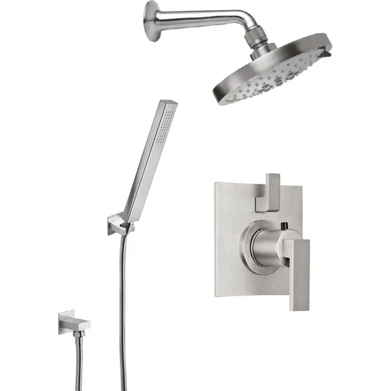StyleTherm® 1/2" Thermostatic Shower System with Showerhead and Handshower on Hook