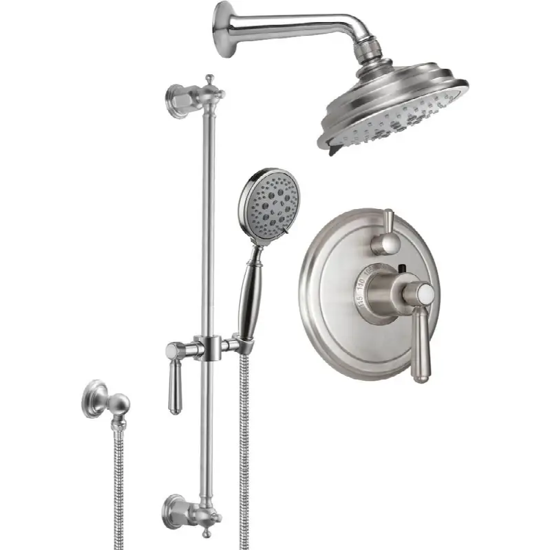 StyleTherm® 1/2" Thermostatic Shower System with Handshower Slide Bar